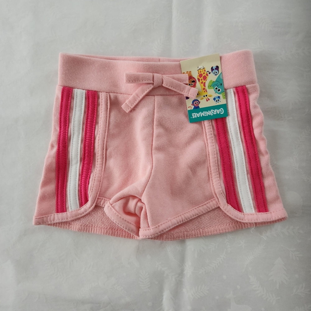💕NWT Garanimals baby girl shorts pink 12 months